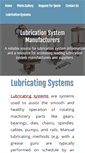Mobile Screenshot of lubricatingsystems.com