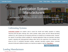 Tablet Screenshot of lubricatingsystems.com